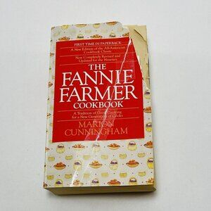 Fannie Farmer Cookbook Recipe Marion Cunningham Book Tradition Classic American